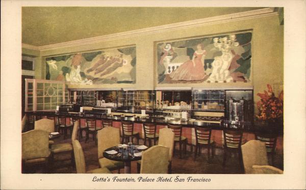 Lotta's Fountain, Palace Hotel San Francisco California