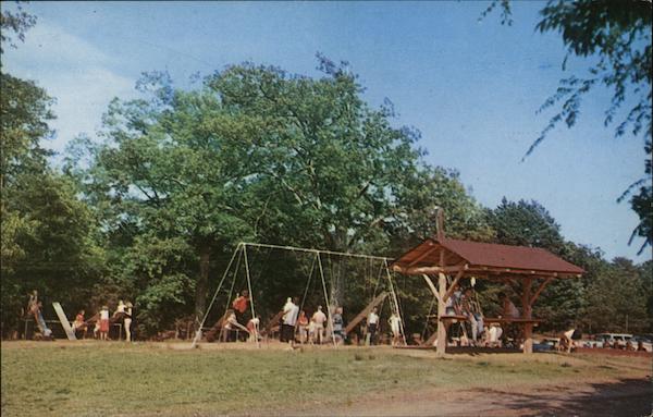 Harrison Bay State Park - Playground Tennessee Postcard
