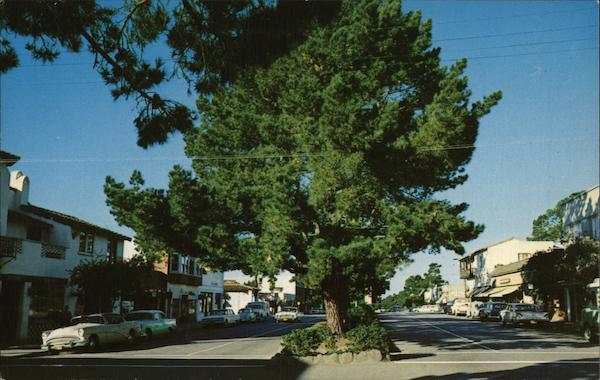 Picturesque Ocean Avenue Carmel California