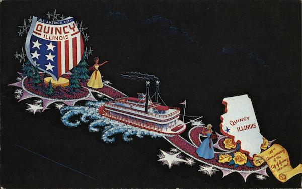 Quincy, Illinois Float Pasadena California