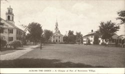 Across the Green, Storrowton Village Postcard