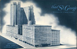 Hote St. George, Clark Street Postcard
