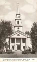 Storrowton Church, Storrowton Village West Springfield, MA Postcard Postcard Postcard