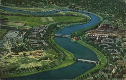 Harvard University and Charles River Cambridge, MA Postcard Postcard Postcard