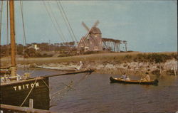 Windmill at Old Mill Point West Harwich, MA Postcard Postcard Postcard