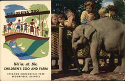 Children's Zoo and Farm Postcard