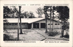 Boy Scouts of America / Tomahawk Scout Reservation Postcard