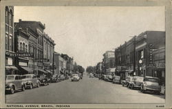 National Avenue Brazil, IN Postcard Postcard Postcard