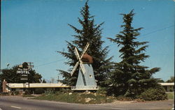 Blue Mill Motel Modesto, CA Postcard Postcard Postcard