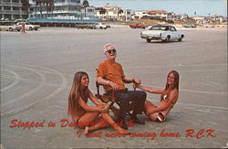 Stopped in Daytona Beach Florida Postcard Postcard Postcard