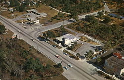 Aerial of Homosassa Springs Postcard