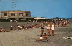 View of Easton's Beach Newport, RI Postcard Postcard Postcard