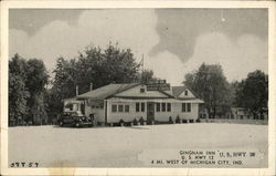 Gingham Inn Michigan City, IN Postcard Postcard Postcard