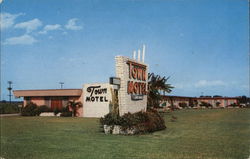 Town Motel Postcard