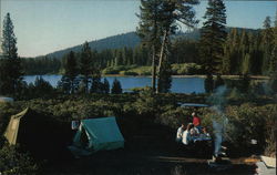 Manzanita Lake Campground Lassen Volcanic National Park Postcard Postcard Postcard