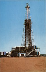 Oklahoma's Deepest Oil Well Postcard