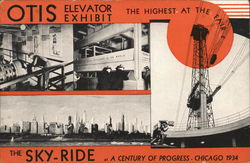 Otis Elevator Exhibit Postcard