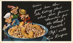Kellogg's Snap! Crackle! Pop!  Postcard