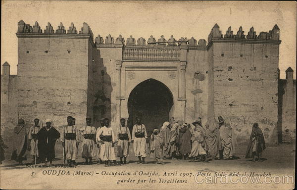 Occupation d'Oudjda, Avril 1907 Morocco Africa