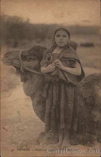 Scene et Types: Petite Bedouine Tunisia Africa