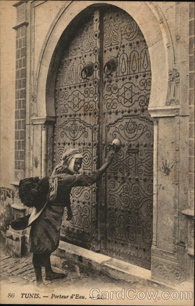 Porteur d'Eau Tunis Tunisia Africa