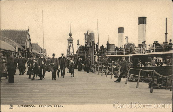 Landing Stage Liverpool England Merseyside