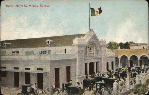 Vista Del Nuevo Mercado Mérida Mexico