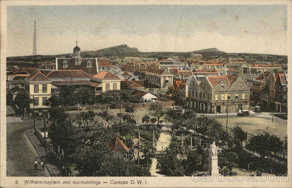 Wilhelminaplein and Surroundings Curacao Dutch West Indies