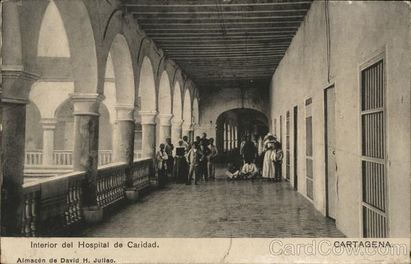 Interior del Hospital de Caridad Cartagena Colombia