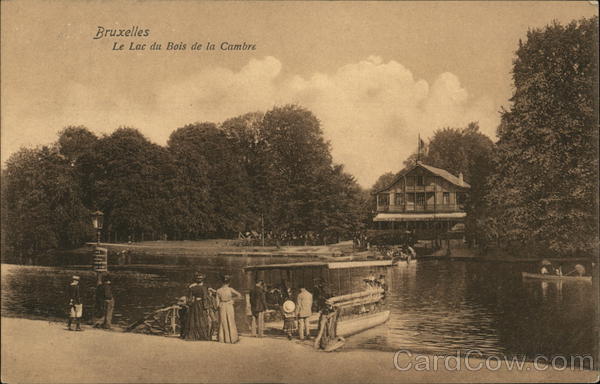 Le Lac du Bois de la Cambre Brussels Belgium