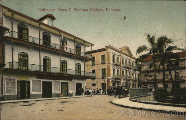 Cathedral Plaza and Bishops Palace Ancon Panama