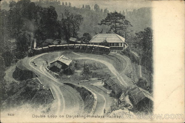Double Loop on Darjeeling-Himalaya Railway India Trains, Railroad