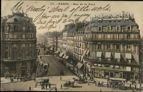 Rue de la Paix Paris France