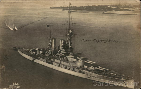 Flottenflaggschiff SMS Baden  World War I