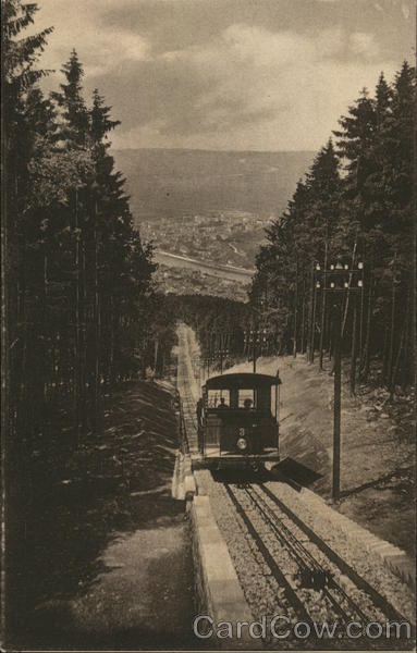Die Bergbahn - Funicular Railway Heidelberg Germany