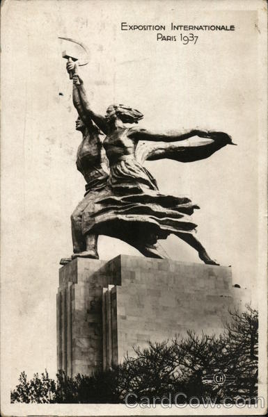 Statue at Exposition Internationale 1937 Paris France