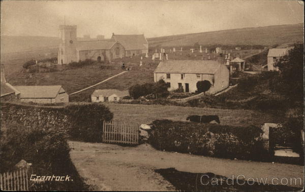 View of Village Crantock England Cornwall
