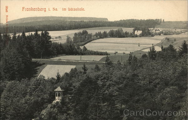 View of Frankenberg Fields Germany