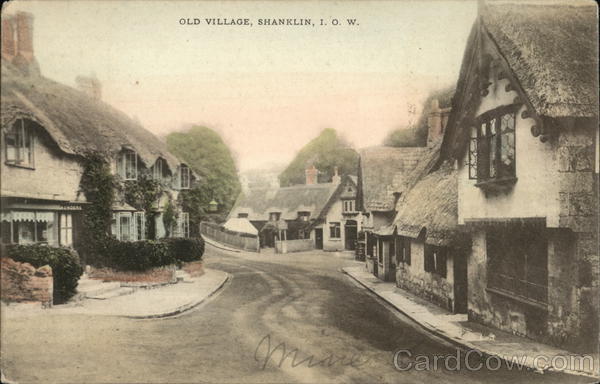 View of Old Village, Shanklin Isle of Wight England