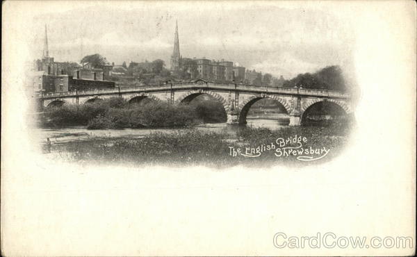 The English Bridge Shrewsbury England