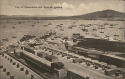 Top of Casemates and Spanish Ground Gibraltar, Gibraltar Spain Postcard Postcard Postcard