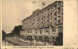 Hotel Lausanne-Palace Switzerland Postcard Postcard Postcard