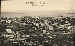 Vue Generale - Bird's Eye View Postcard