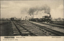 Salida del Tren Cartagena, Colombia South America Postcard Postcard Postcard