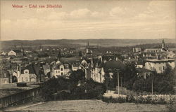 View from Silberblick Weimar, Germany Postcard Postcard Postcard