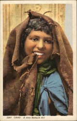 A Little Bedouin Girl Cairo, Egypt Africa Postcard Postcard Postcard