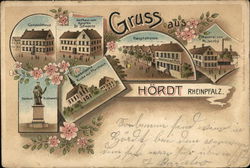 Greetings from Hordt - Gruss aus Postcard