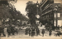 Le Boulevard Montmartre Postcard