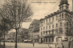 Kaiserstrasse Friedberg, Germany Postcard Postcard Postcard
