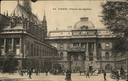 64 PARIS - Palais du Justice Postcard